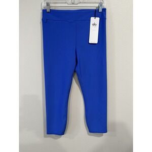 Alo High-Waist Airlift Leggings Womens Large Alo Blue Athletic Yoga NEW
